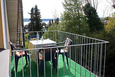 Ferienwohnung Bueb Überlingen Balkon